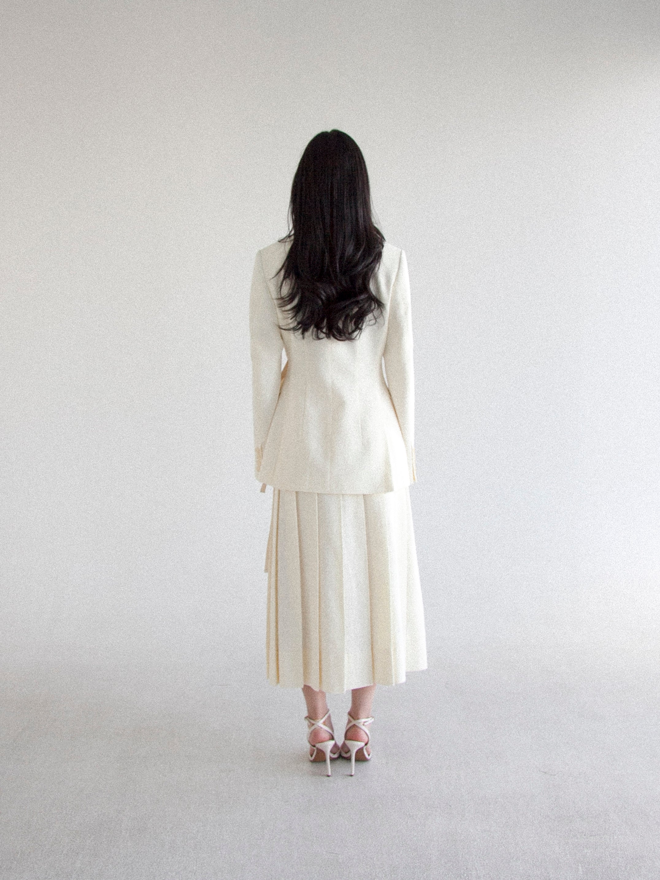 아이보리 한복 재킷