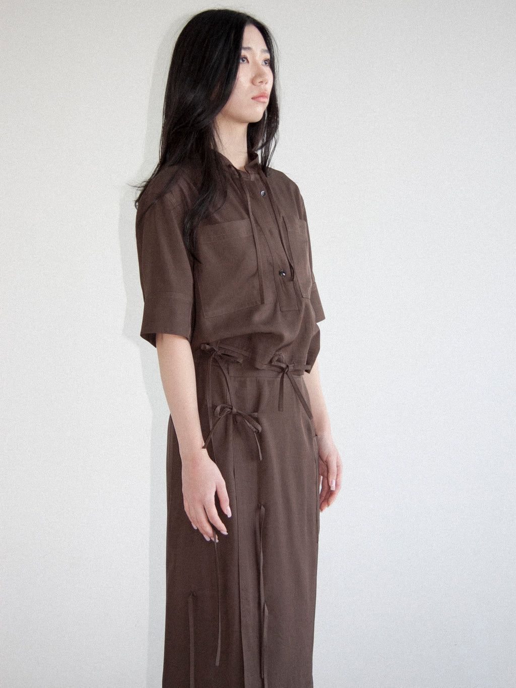 Brown Mao Shirt