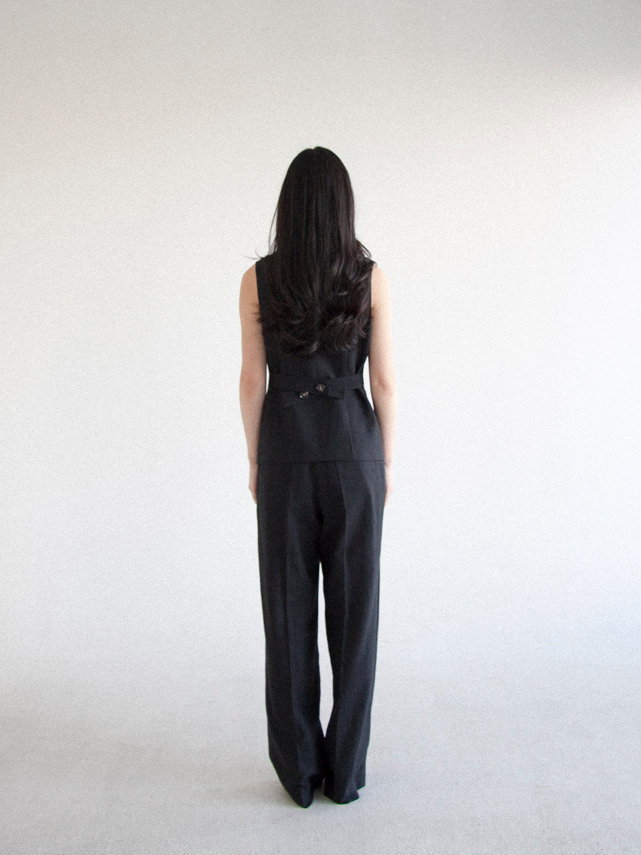 블랙 테일러드 베스트