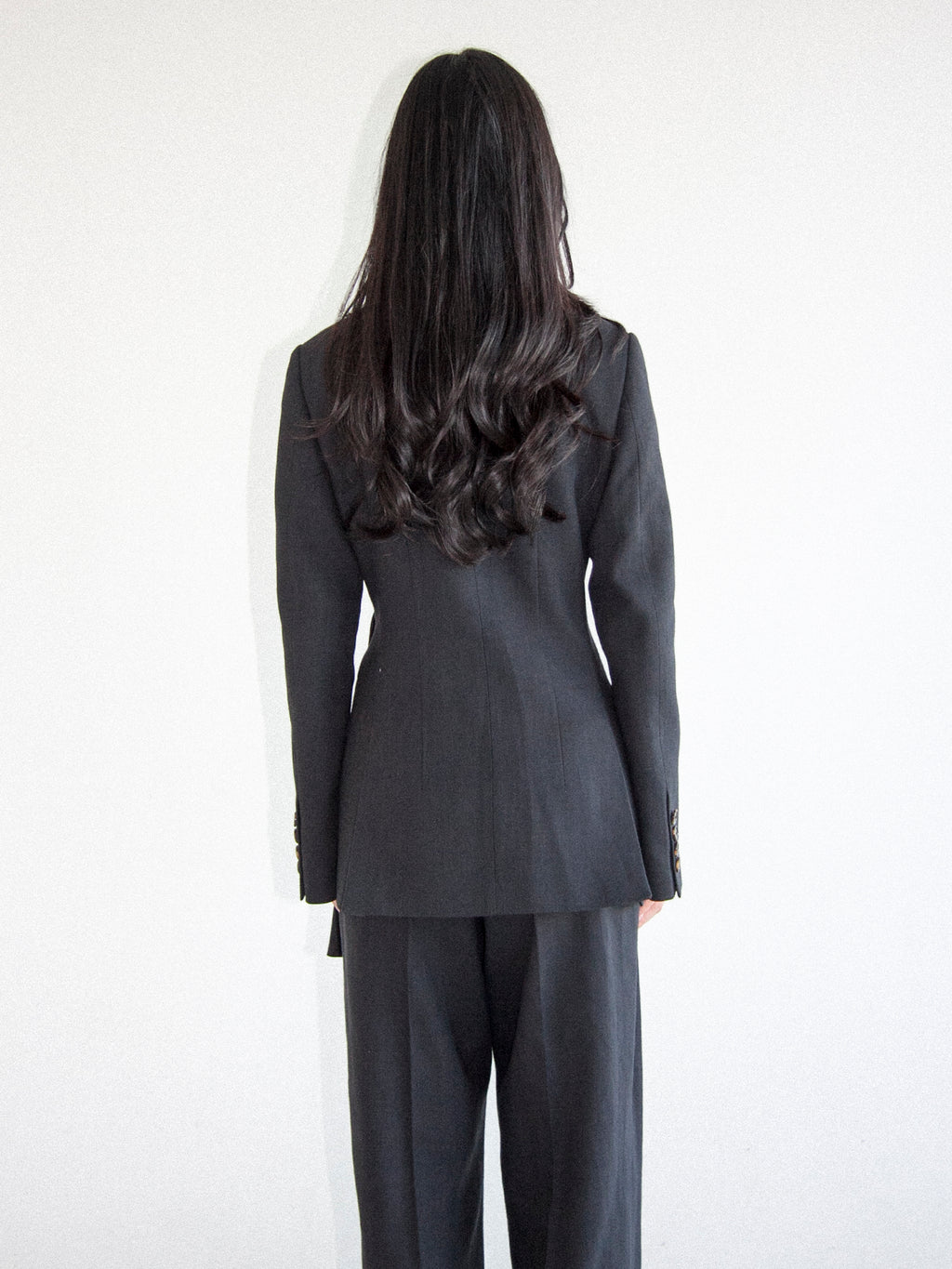 Black Voir Jacket With Detachable Lapels